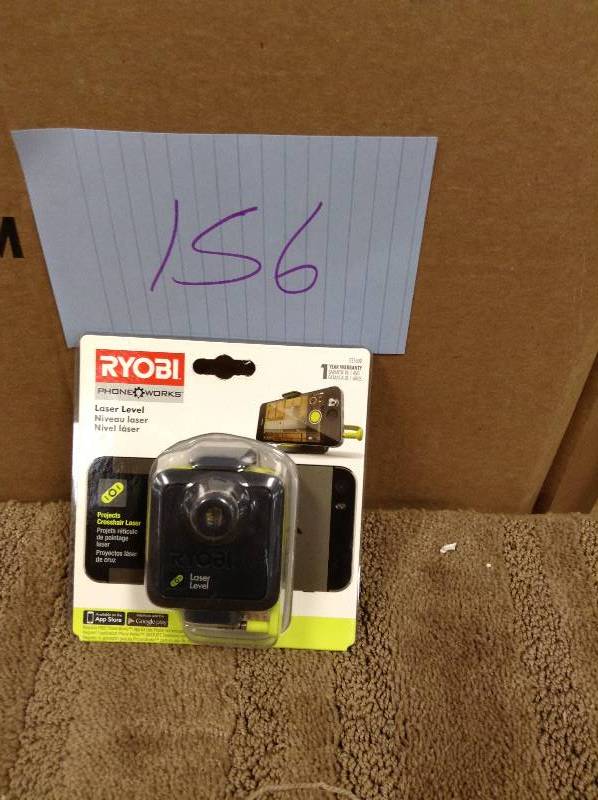 lot 156 image: Ryobi Laser Level