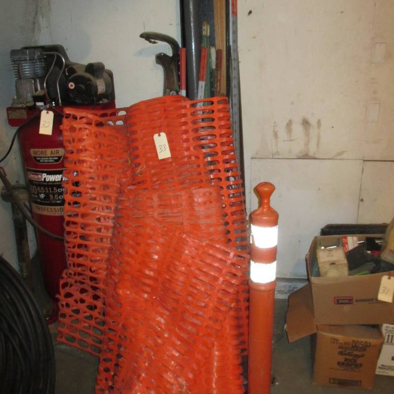 lot 33 image: Mustang Bumper, Snow Fence & Fence Posts