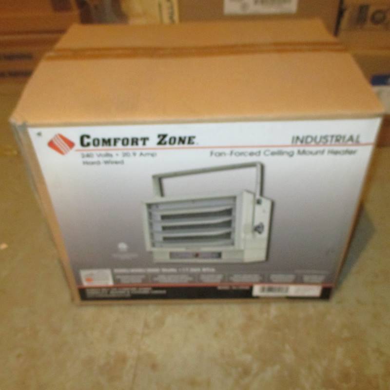 lot 77 image: Comfort Zone Garage Heater (New)