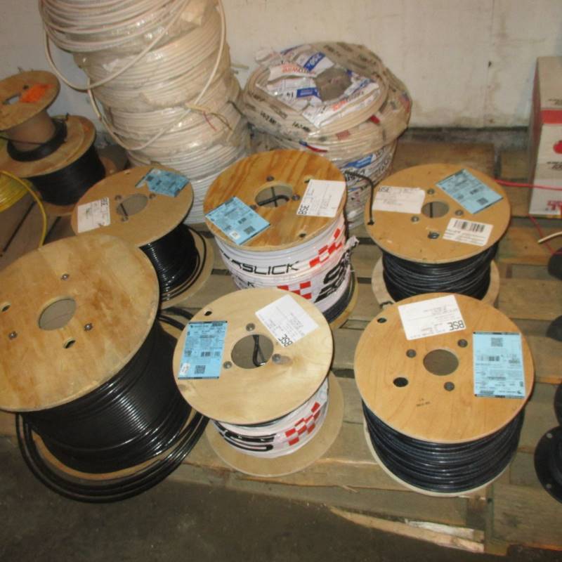 lot 140 image: Pallet of Wire 1,000s of Feet