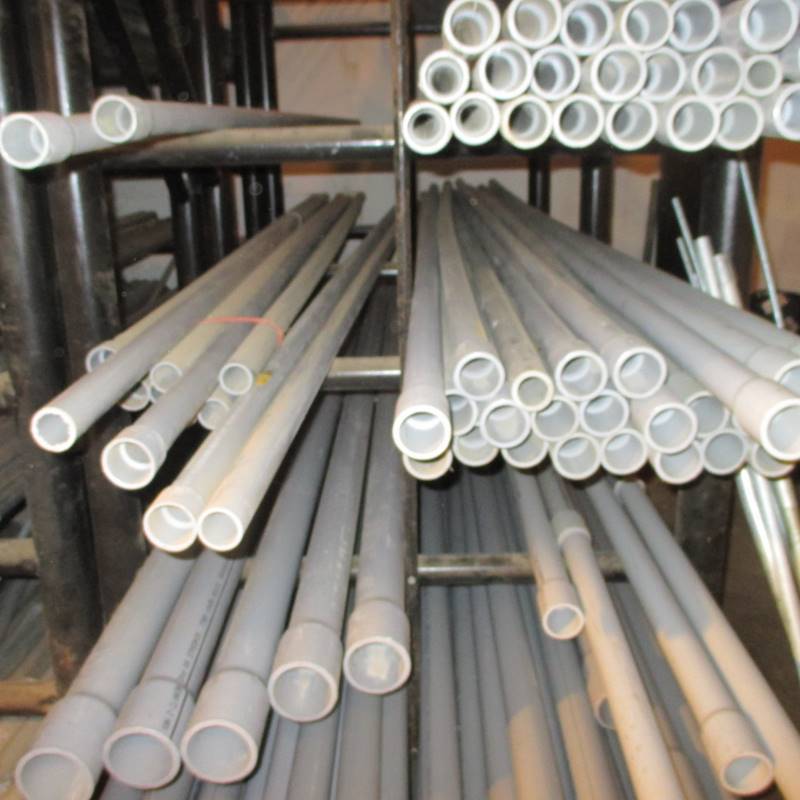 lot 150 image: Rack  Contents of PVC Conduit