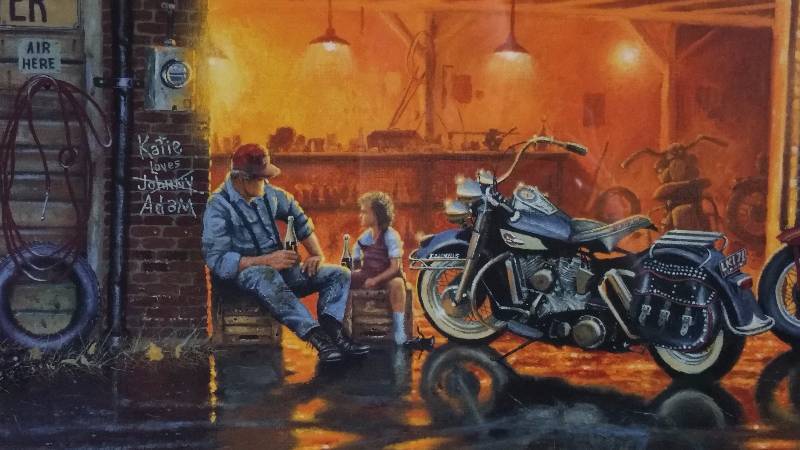 David Barnhouse Signed / Numbered Harley-Davidson Framed Print | Art