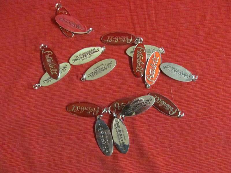 lot 41 image: Peterbilts key tags