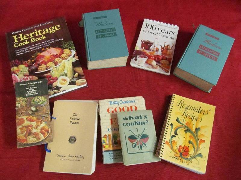 lot 153 image: collectible cook books