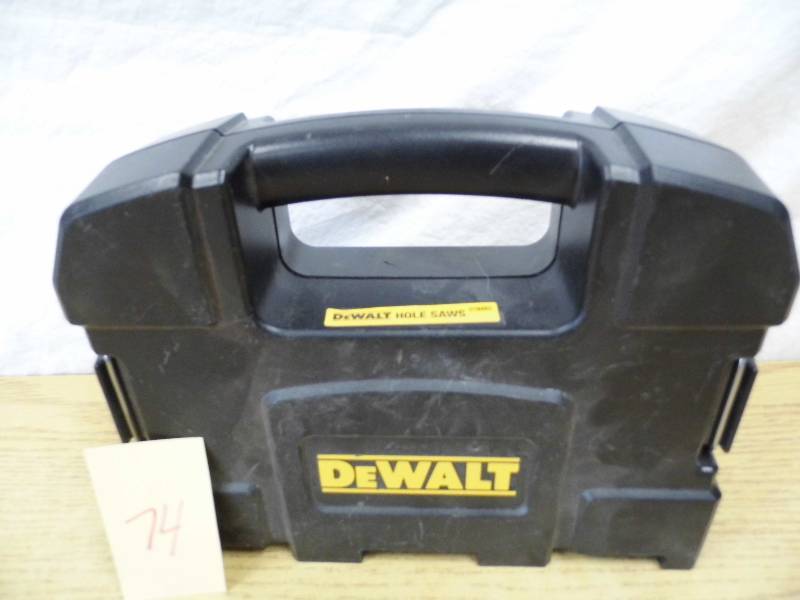 lot 74 image: DeWalt Hole Saws