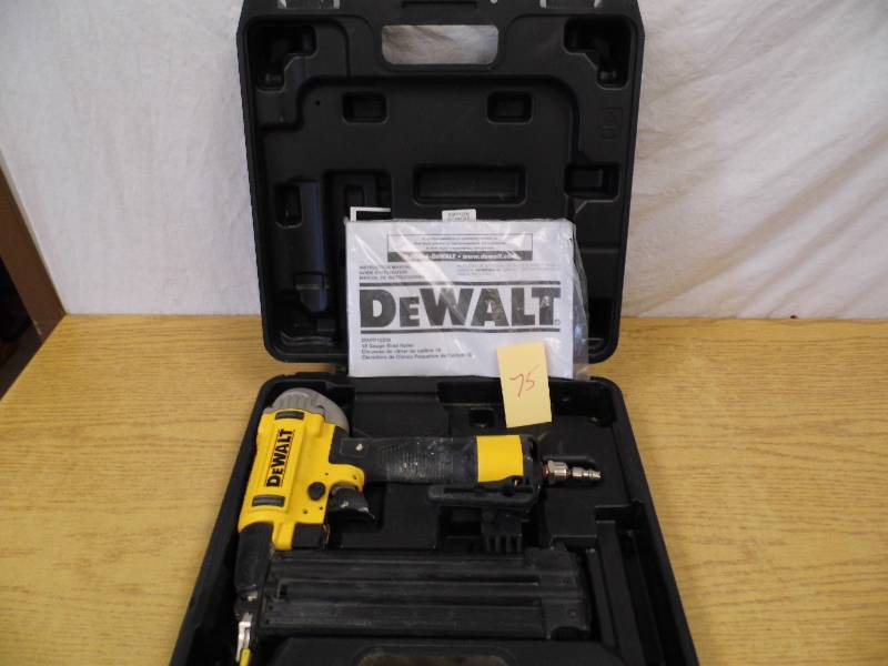 lot 75 image: DeWatlt Air Nailer