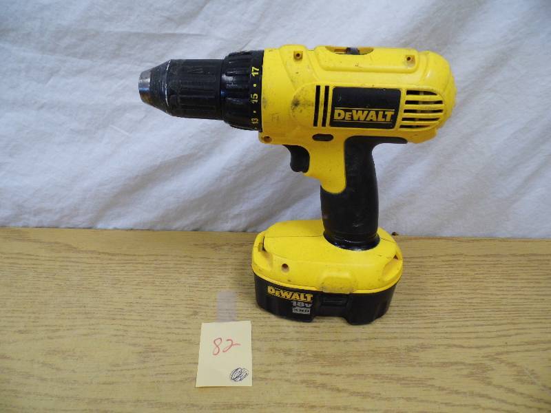 lot 82 image: DeWalt Drill