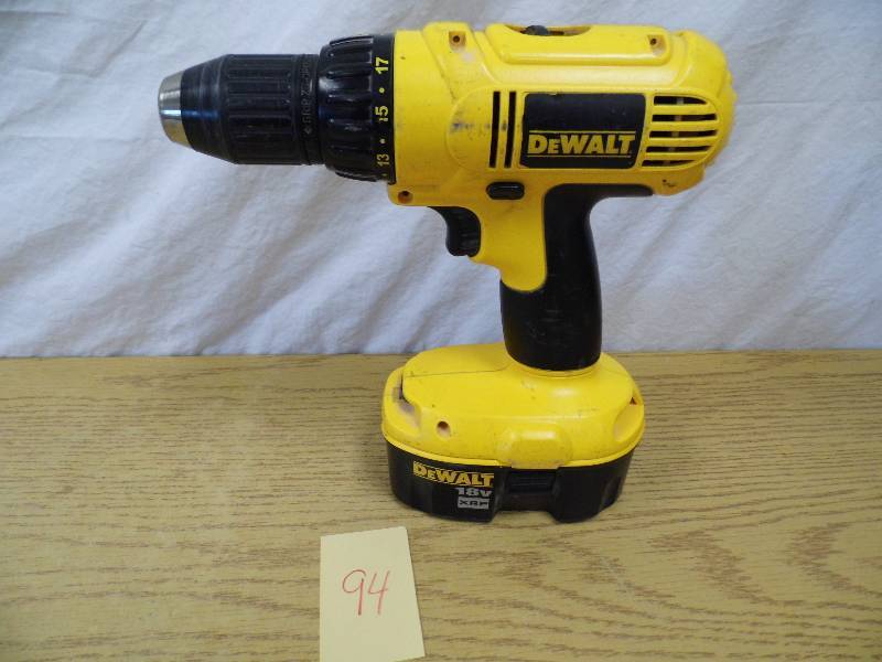 lot 94 image: DeWalt Drill 12