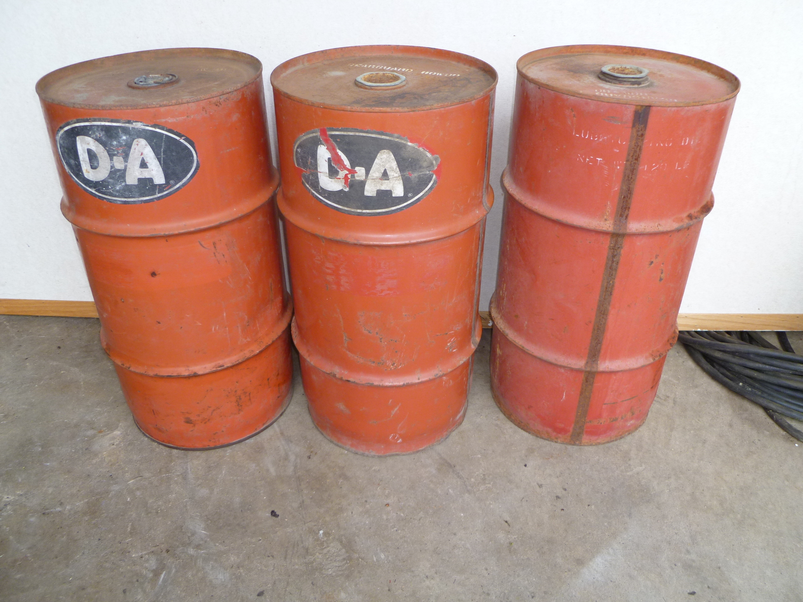 lot 22 image: 3 Oil Barrels