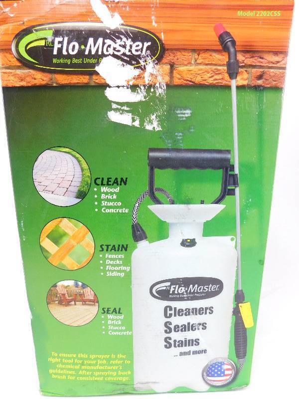 lot 7 image: 2 Gal. Deck Sprayer Sealant Cleaner Stain Bleach Chemical Handheld