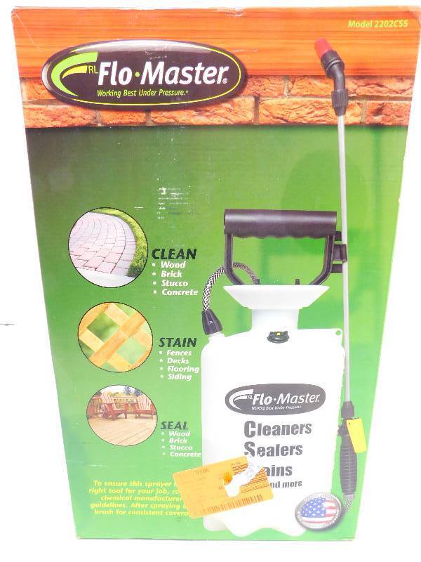 lot 8 image: 2 Gal. Deck Sprayer Sealant Cleaner Stain Bleach Chemical Handheld