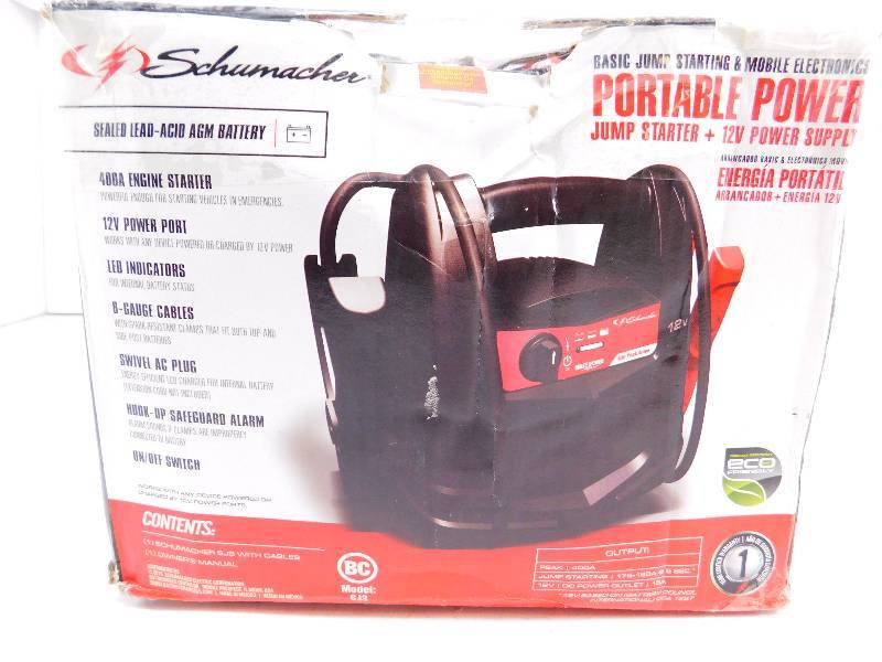lot 18 image: Schumacher Electric 400-Amp Jump Starter Tested Works