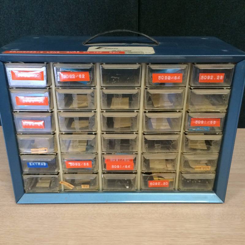 lot 73 image: WOW Medical Dental Tool Box With Hundreds Of Dollars Worth Of New Dental Drill Tips  Diamond Burs By Hall