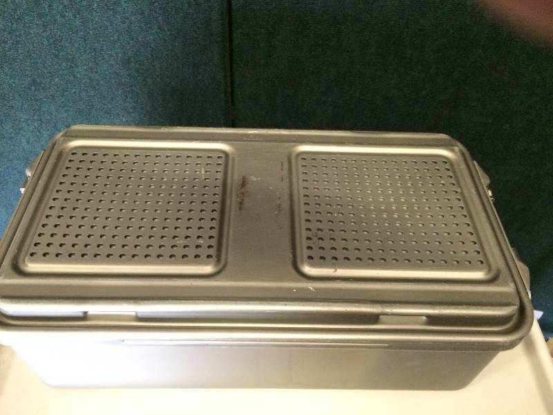 lot 85 image: V. Mueller Baxter Genesis Sterilizer Tray Full Length 7 Deep - Excellent Condition