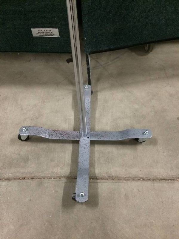 lot 98 image: Lumex Telescoping Mobile Select Care 2-Hook I.V. Stand Pole - Many Uses - Industrial Coat Tree For One