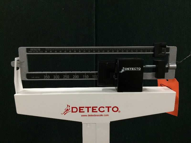 lot 11 image: Retails New $250 Detecto Eye Level Physician Scale - Excellent Condition