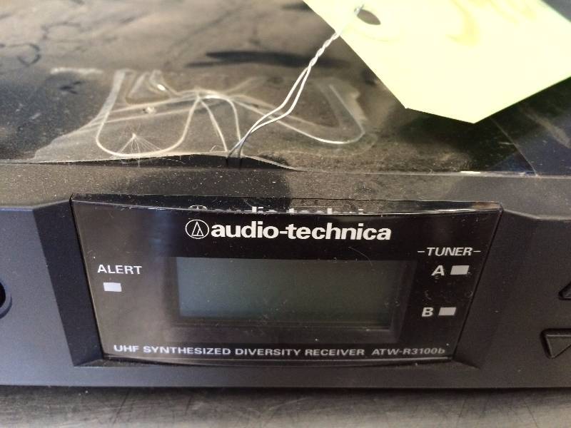 lot 3 image: Audio-Technica ATW-R3100bC 3000 Series Frequency-Agile True Diversity UHF Wireless Systems Synthesized Diversity Receiver