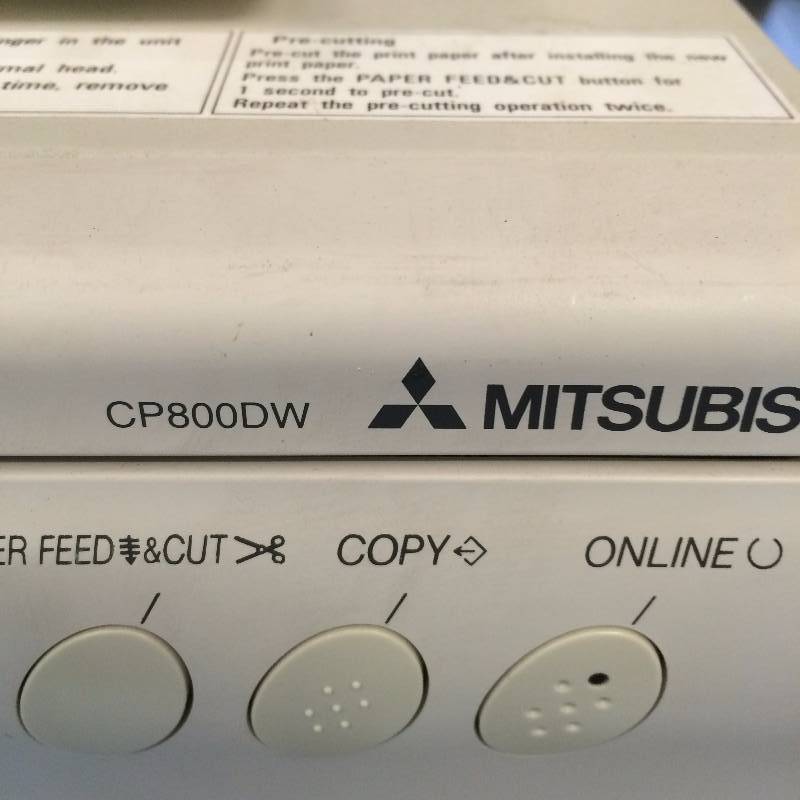 lot 29 image: Retails USED $1200 Color Mitsubishi CP-800DW Digital Video Printer Color Imaging For Medical & Photography Color Thermal Photo Printer - Excellent