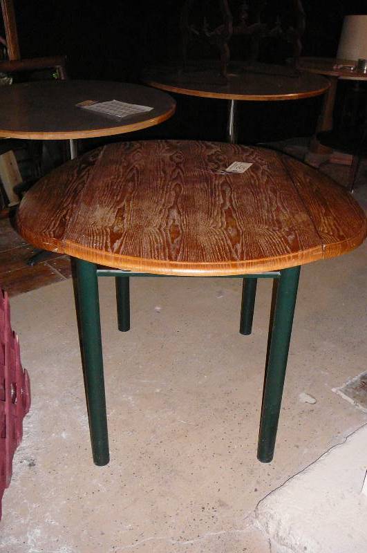 lot 37 image: Wooden Drop Leaf Table