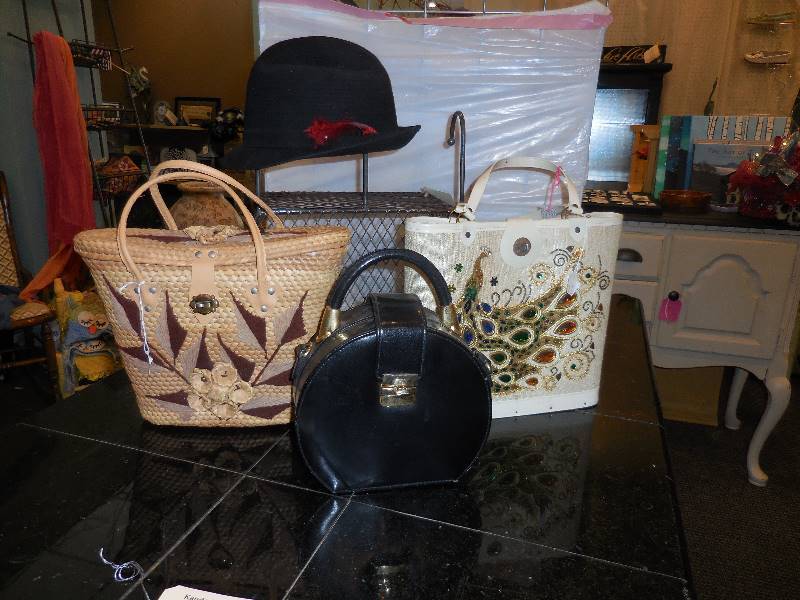 Vintage Purses & Vintage Mens Hat