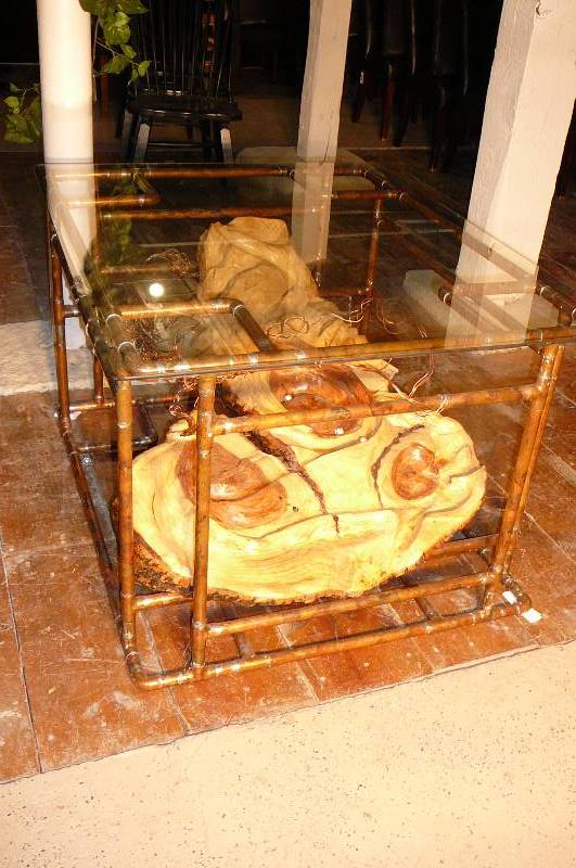 One of a Kind Dragon Marble Run Coffee Table