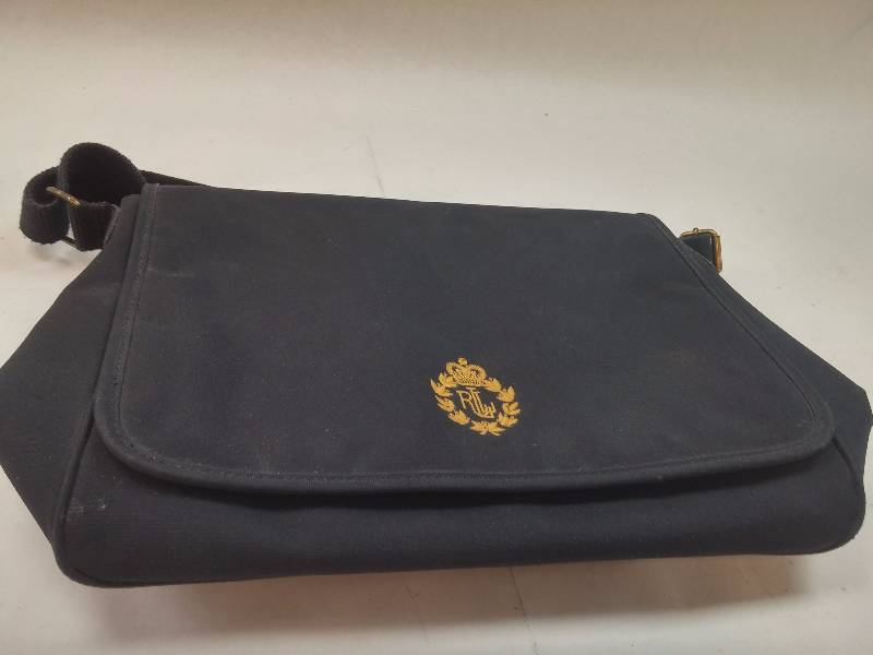lot 863 image: Black Polo Shoulder Bag GOOD CONDITION