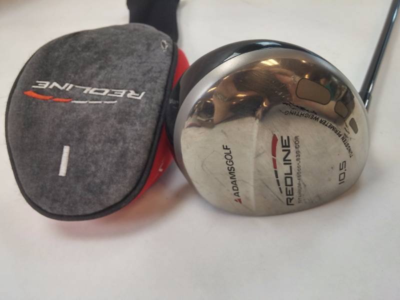 lot 622 image: Adams Redline 460 Ti Offset Driver 10.5° Fujikura G60 Reg Graphite Left Hand GOOD CONDITION