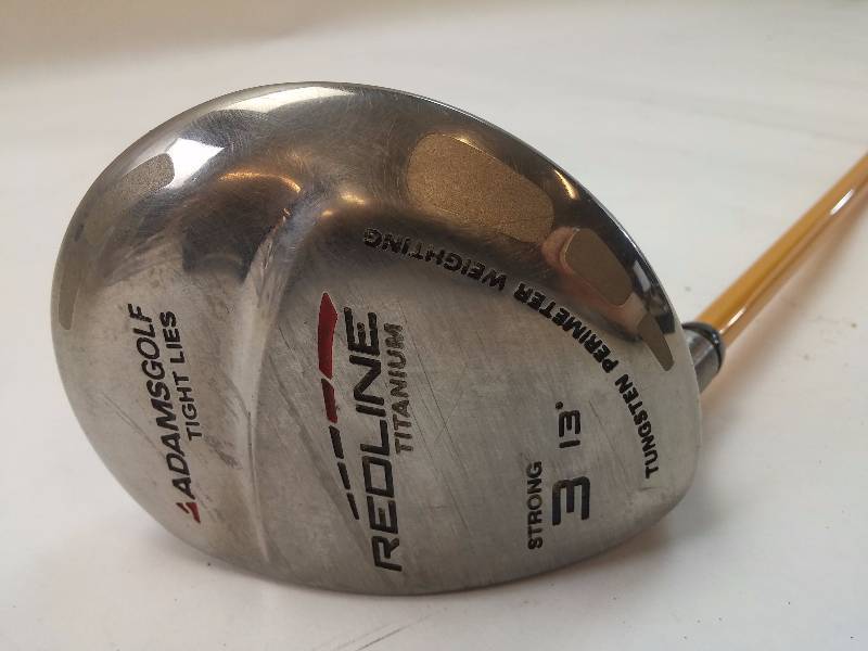 lot 625 image: Adams Golf Club Redline Titanium 13 3 Fairway Wood Regular Graphite Left Hand GOOD CONDITION