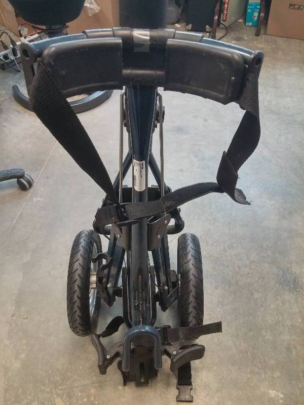 lot 642 image: Bag Boy Express Golf Bag Push Cart GOOD WORKING CONDITION