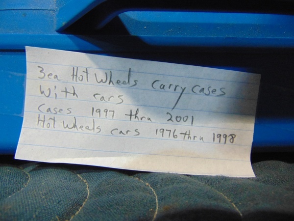 lot 5 image: (3) Hot Wheels Cases Full Of Cars