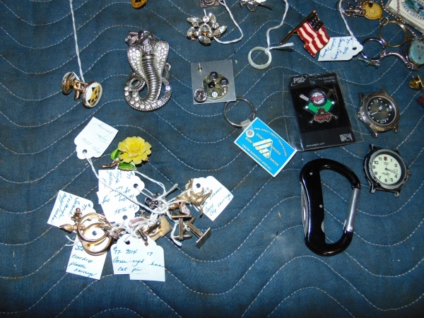 lot 48 image: Lot Of Pins and Collectibles