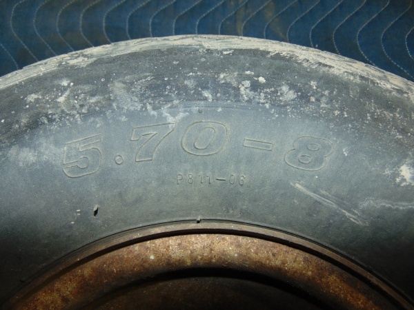 lot 55 image: (2) Used Trailer Tires and Rims