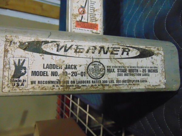 lot 58 image: (2) Werner Ladder Jacks