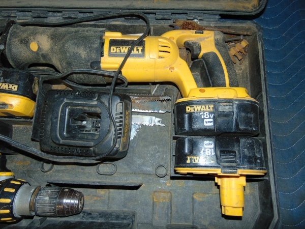 lot 66 image: Dewalt Cordless Tools