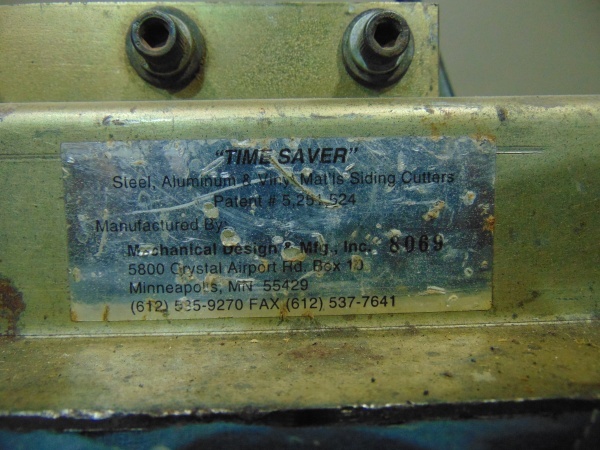 lot 76 image: Steel Siding Cutter