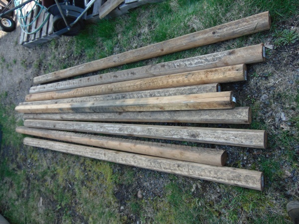 lot 97 image: (9) 8 Landscape Timbers