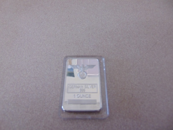 lot 107 image: German Silver 1 Ounce 999 Bullion