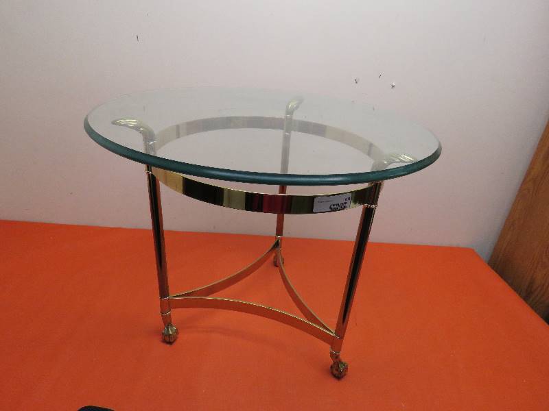 Glass End Table
