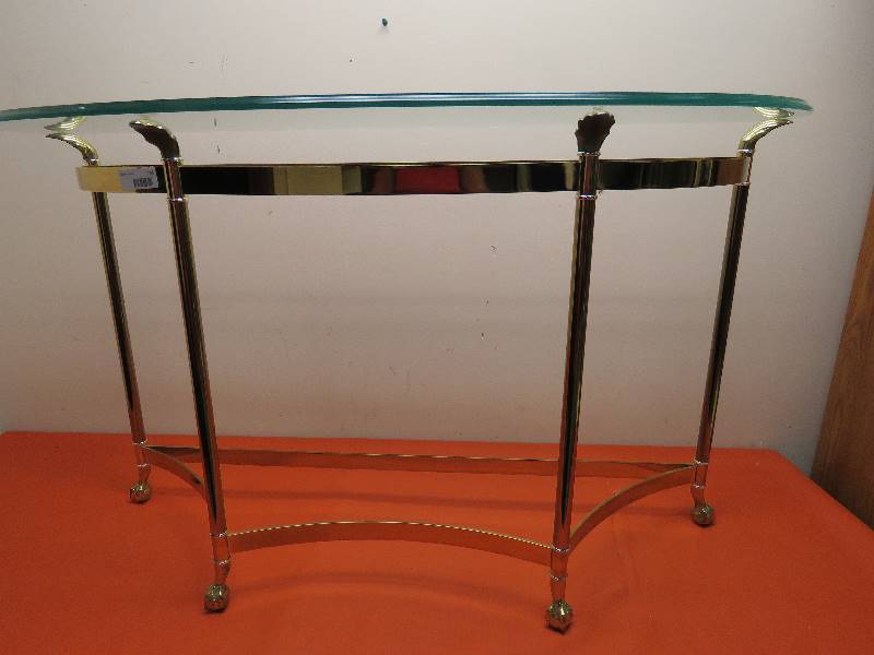 Glass Side Table