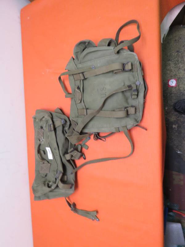 Vintage Military Bags