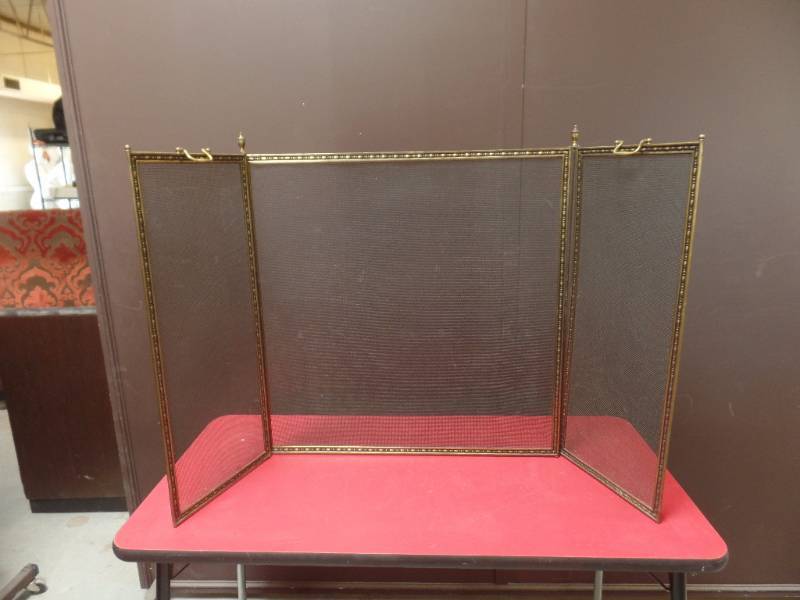 ANTIQUE FIREPLACE SCREEN