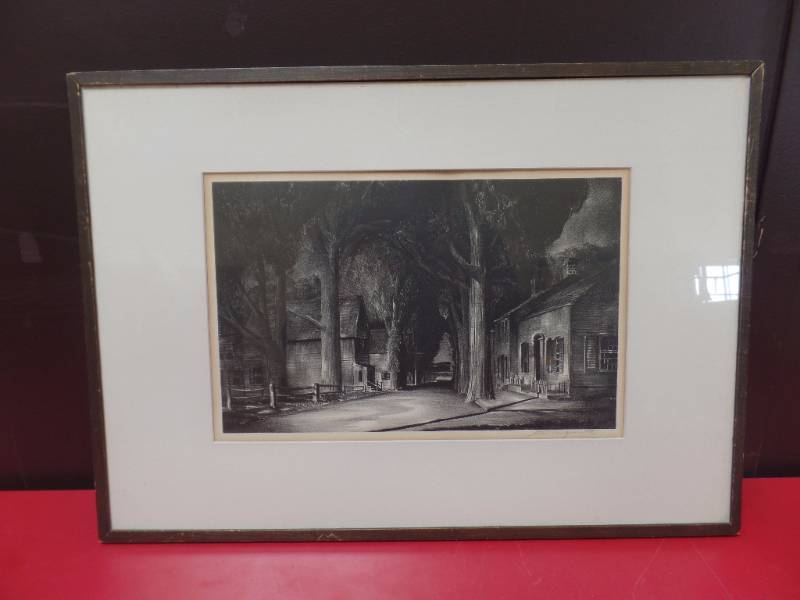 SIGNED ETCHING  LITHOGRAPH OR PRINT