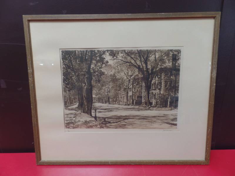 SIGNED AND NUMBERED ETCHING