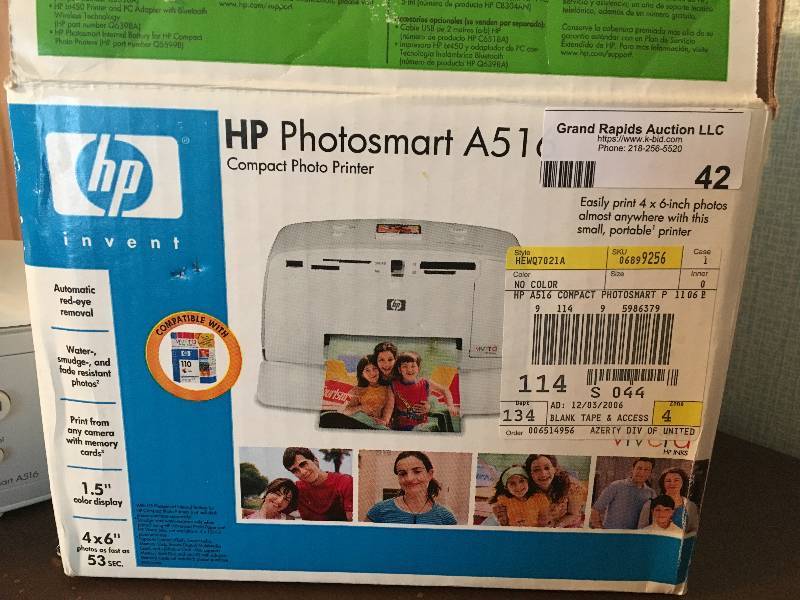 lot 42 image: Compact Photo Printer