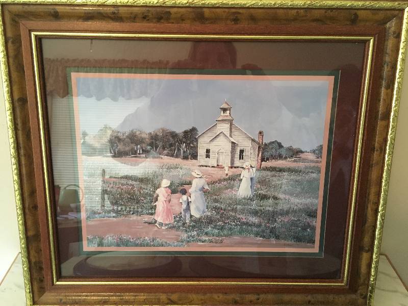 lot 159 image: Framed Art and Clocks
