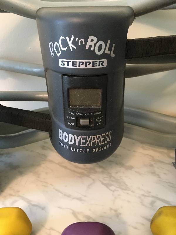 lot 189 image: Rock N Roll Stepper and Hand Weights