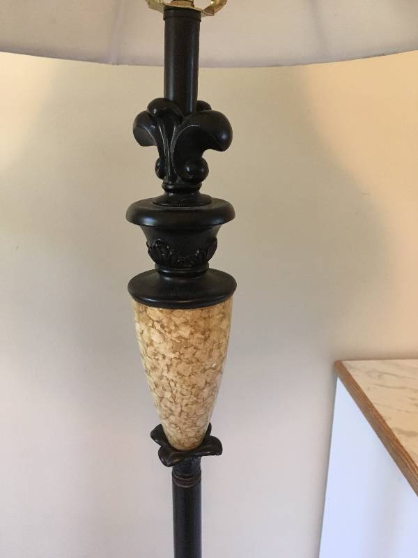lot 193 image: (2) Three-way Floor Lamps