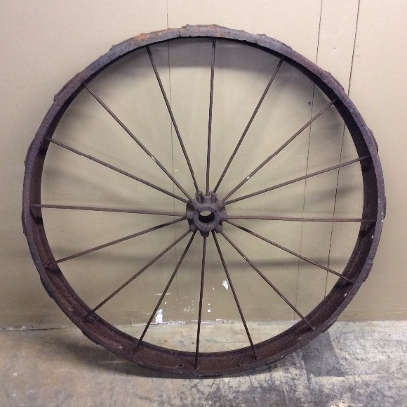 lot 1 image: 54 Old Tractor wheel