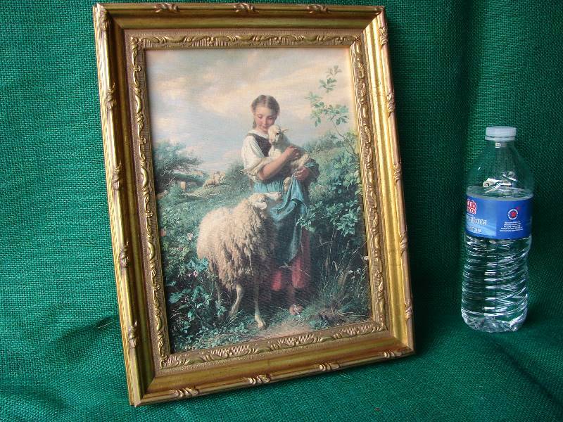 Old Picture The Shepherdess