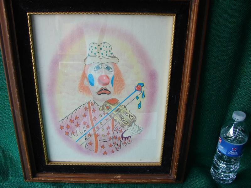 Vintage Clown musician by Poppy